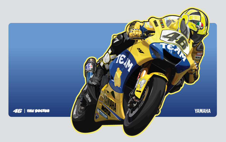 new illustration of Rossi. | Honda CBR 600RR Forum